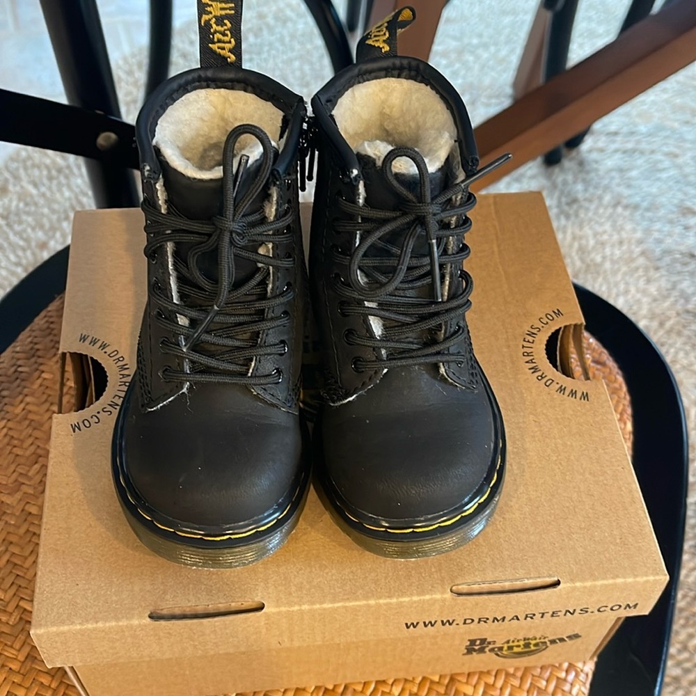 Dr. Martens Toddler Black Boot SZ 7